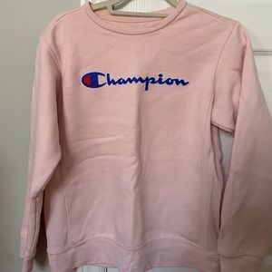 Pink champion sweatshirt